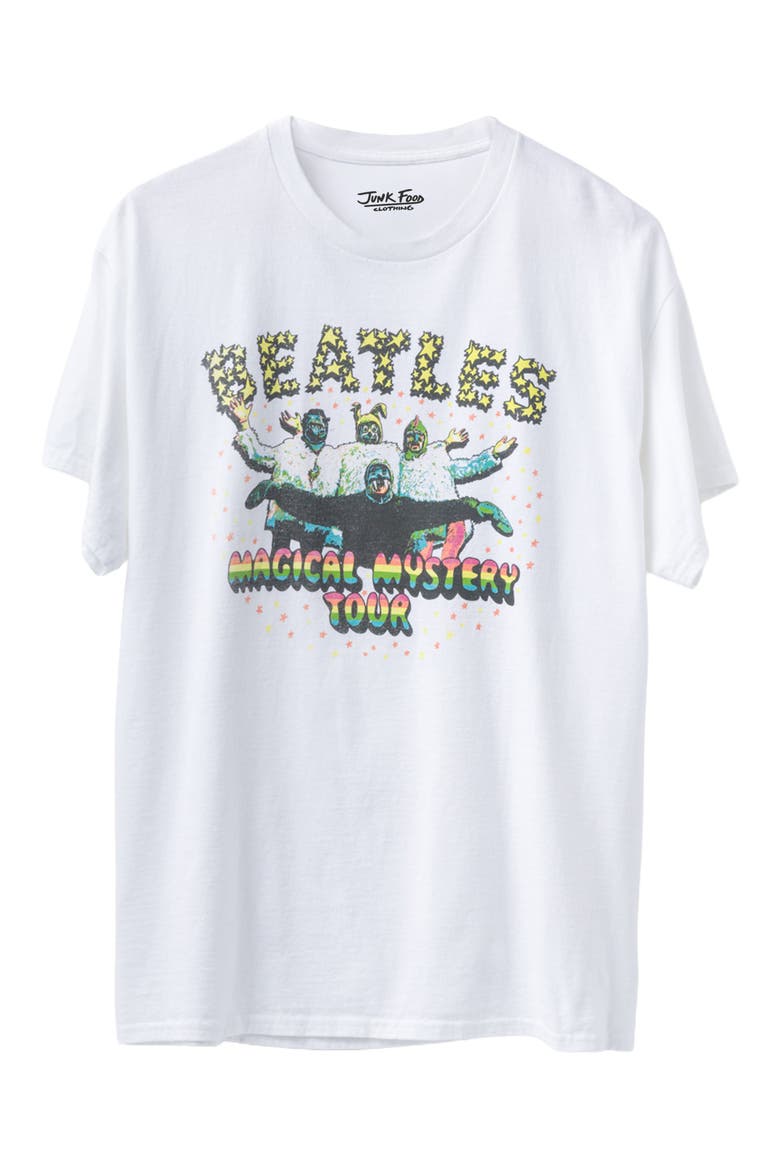 Beatles Magical Mystery Tour Graphic T-Shirt, Main, color, WHITE