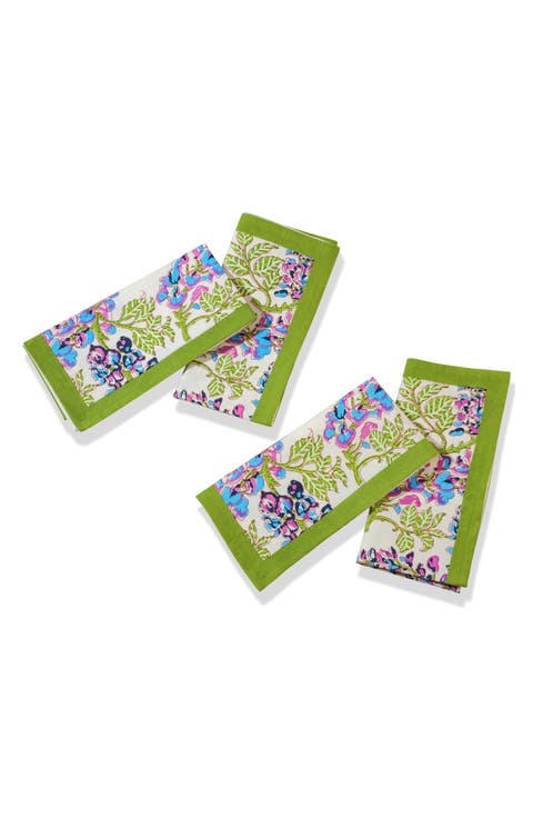 Cotton Set of 4 Napkins