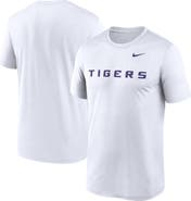 Nike Men's Nike White LSU Tigers Primetime Legend Wordmark T-Shirt