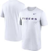 Nike Men's Nike White LSU Tigers Primetime Legend Wordmark T-Shirt