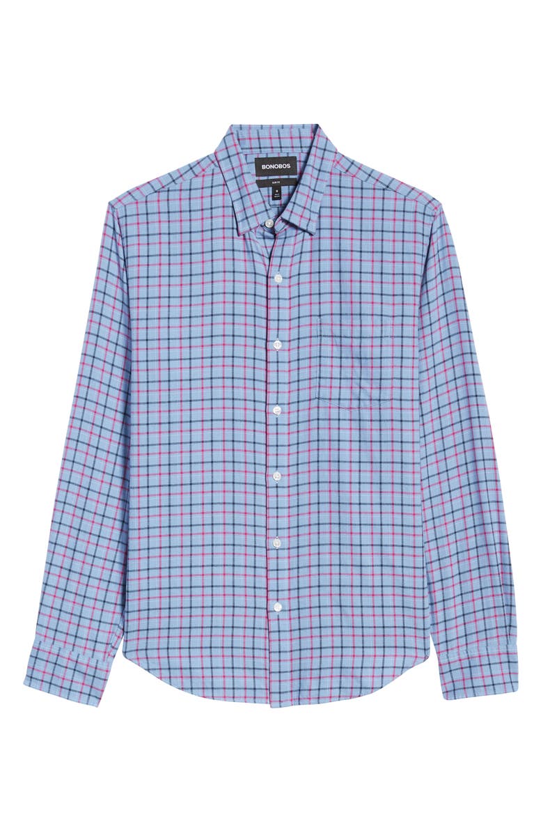Bonobos Slim Fit Plaid Flannel Button-Up Shirt, Alternate, color, 