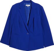 KASPER One Button Blazer