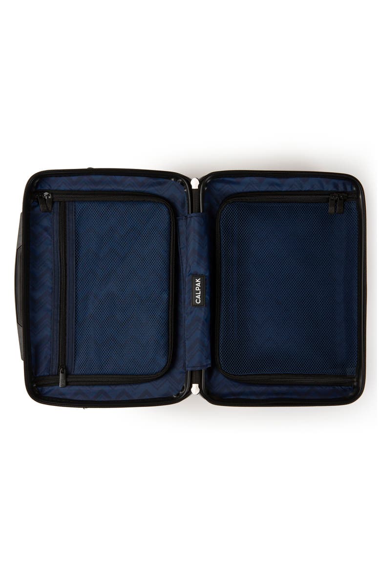 Hard Side Cosmetics Case, Alternate, color, BLACK