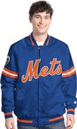 STARTER Men's Starter  Royal New York Mets Scout Full-Snap Varsity Jacket