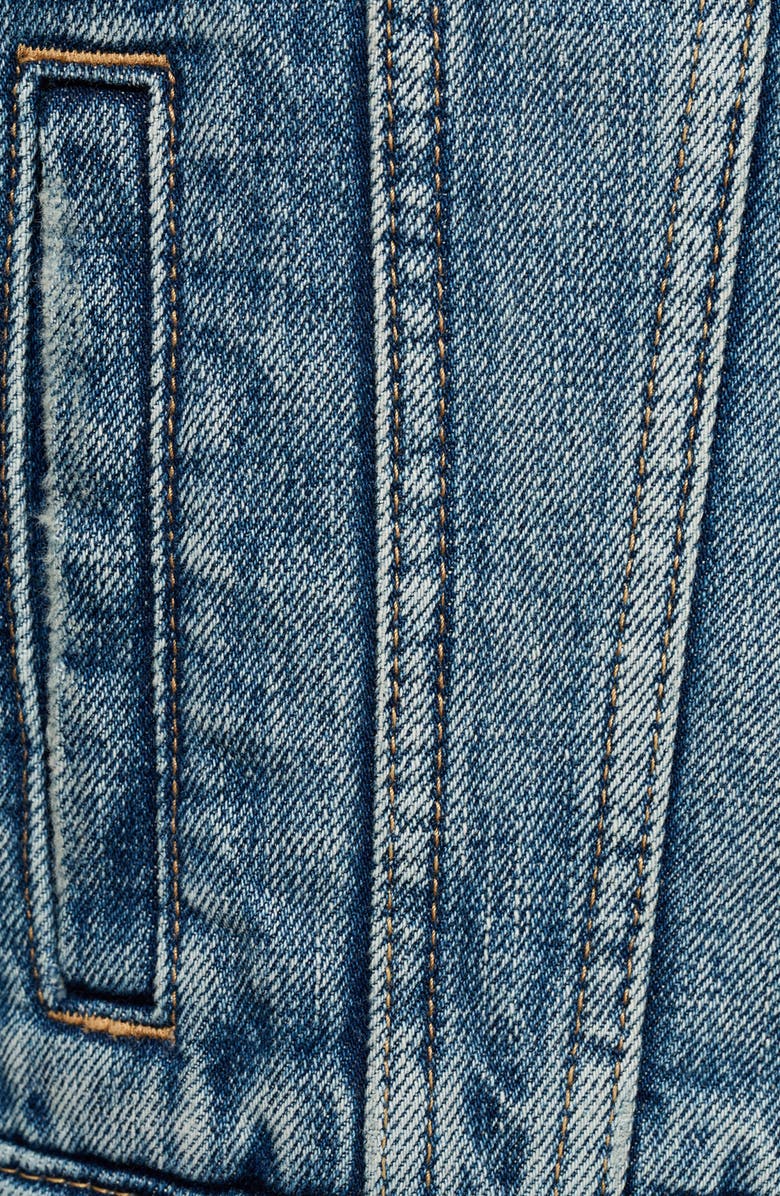 MANGO Denim Trucker Jacket, Alternate, color, 