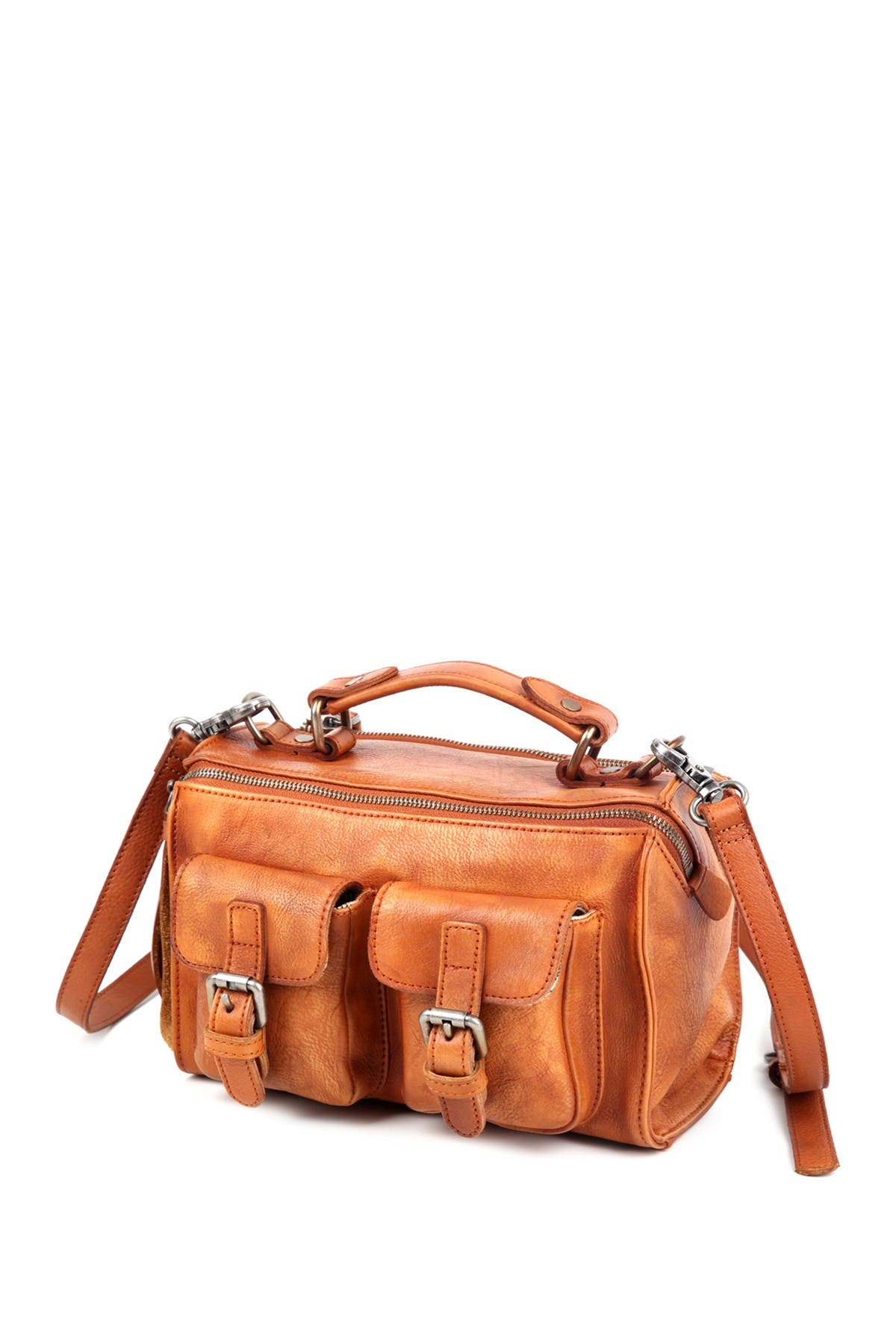 OLD TREND Las Luna Leather Crossbody Bag, Alternate, color, Chestnut