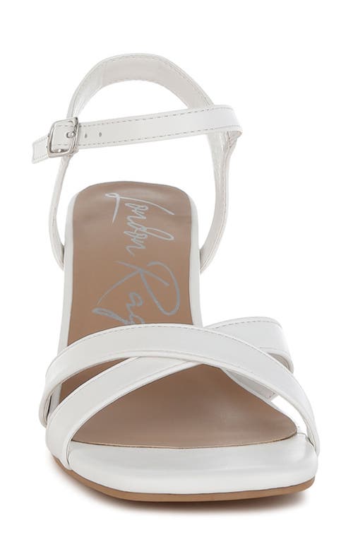 London Rag Edessa Sandal In White