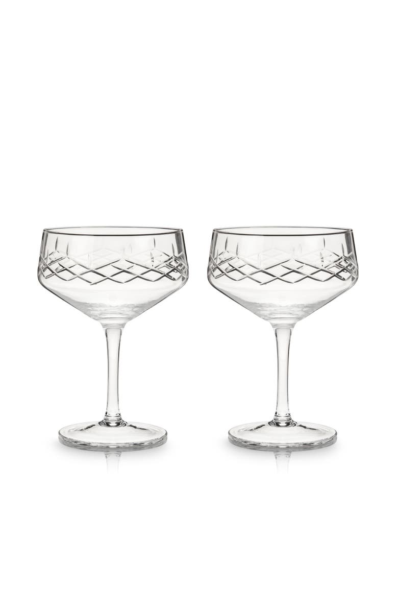 Admiral Crystal Coupe Glasses Set of 2, Main, color, Clear