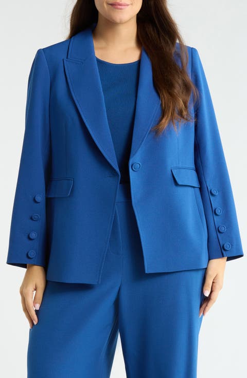 One-Button Blazer (Plus)