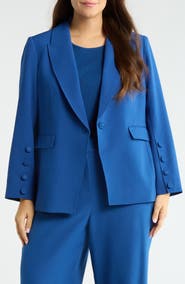 Tahari ASL One-Button Blazer