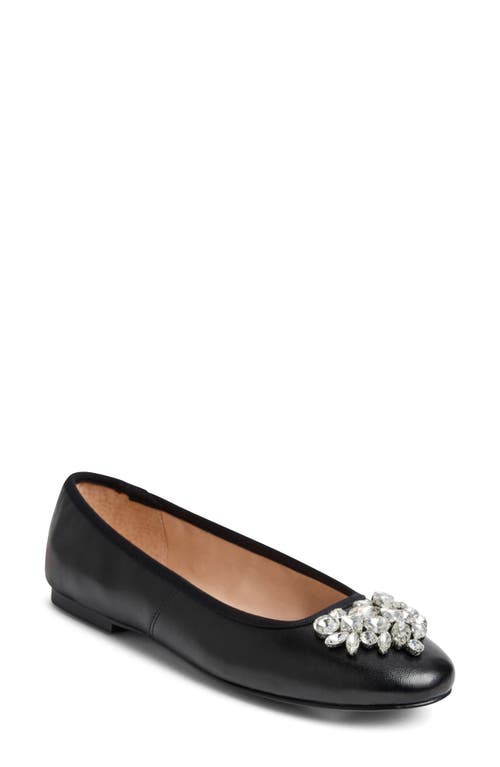 Jack Rogers Ellina Embellished Ballet Flat In Black