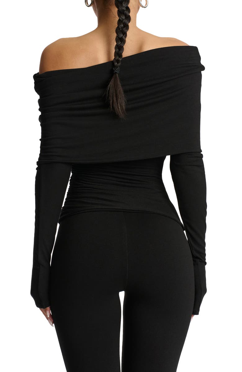 Naked Wardrobe Off the Shoulder Top, Alternate, color, 