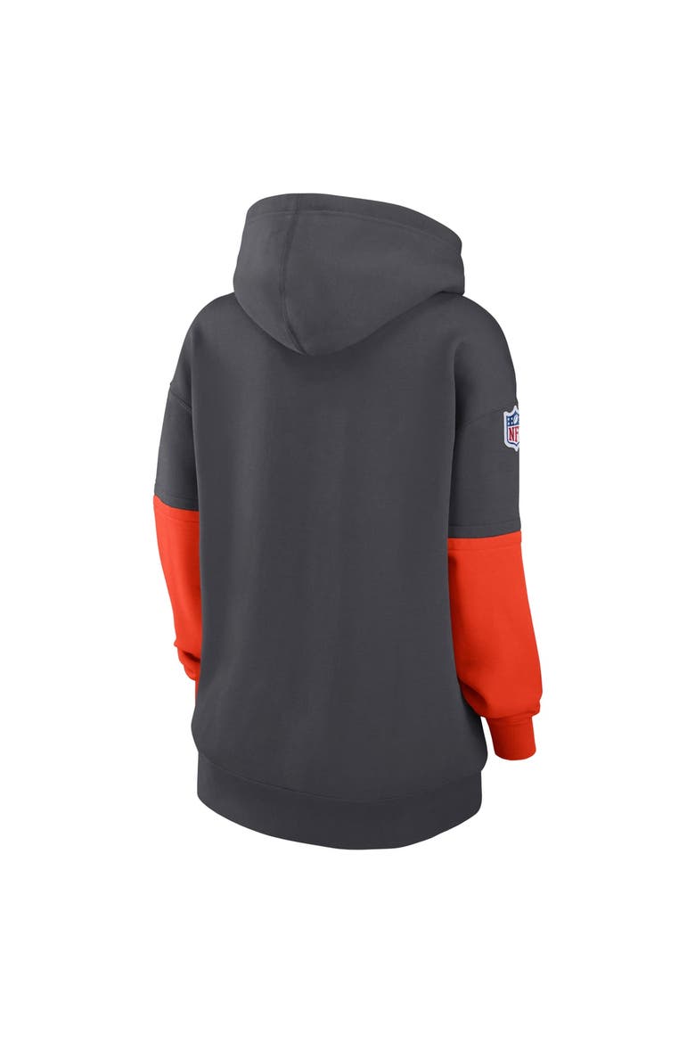 Women's Nike Anthracite Cleveland Browns Sideline Essential Hoodie, Alternate, color, Anthracite