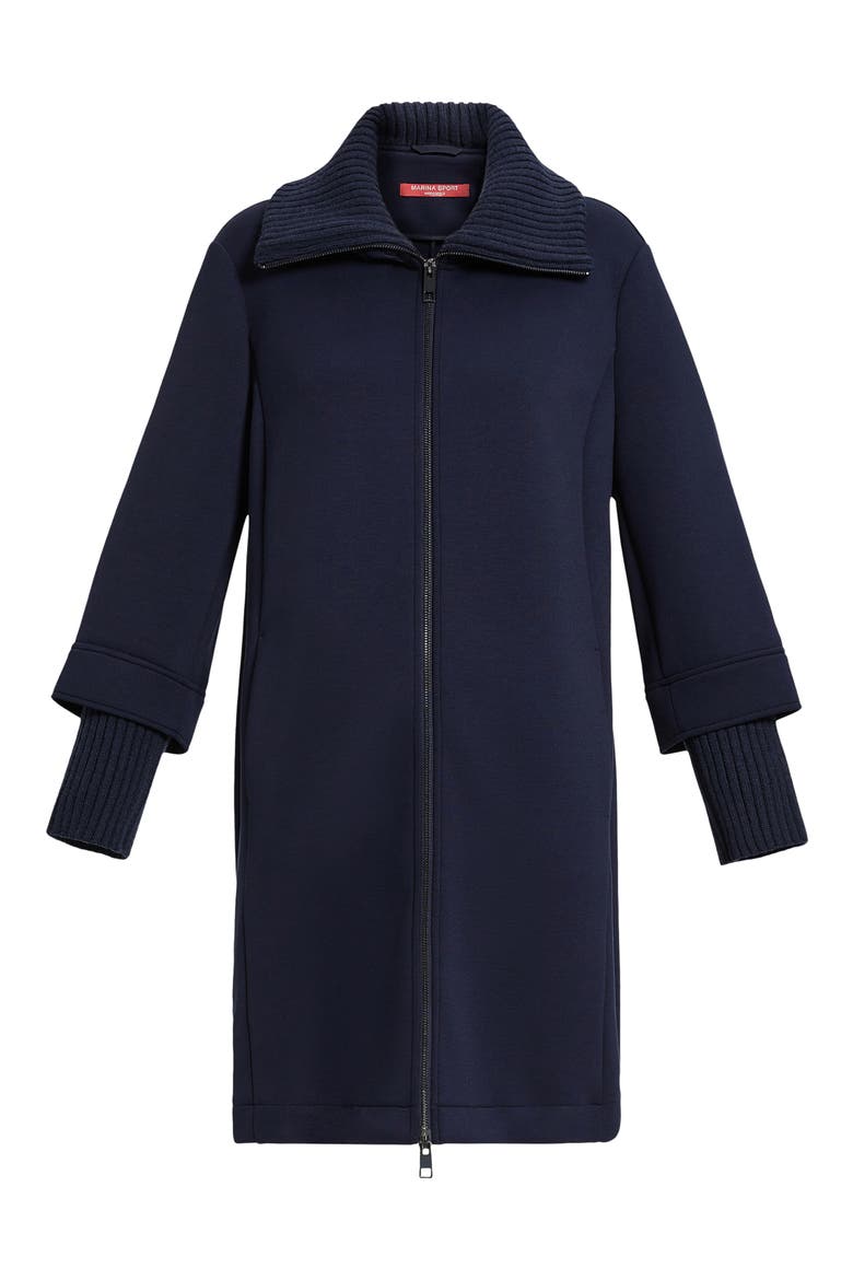 Melfi Double Jersey Jacket, Alternate, color, MIDNIGHTBLUE