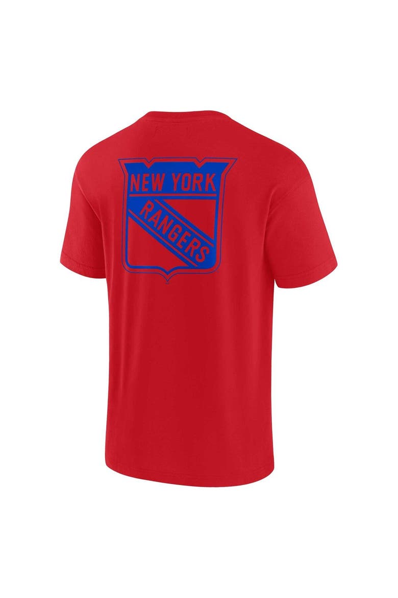 Unisex Fanatics Signature Red New York Rangers Elements Super Soft Short Sleeve T-Shirt, Alternate, color, Red