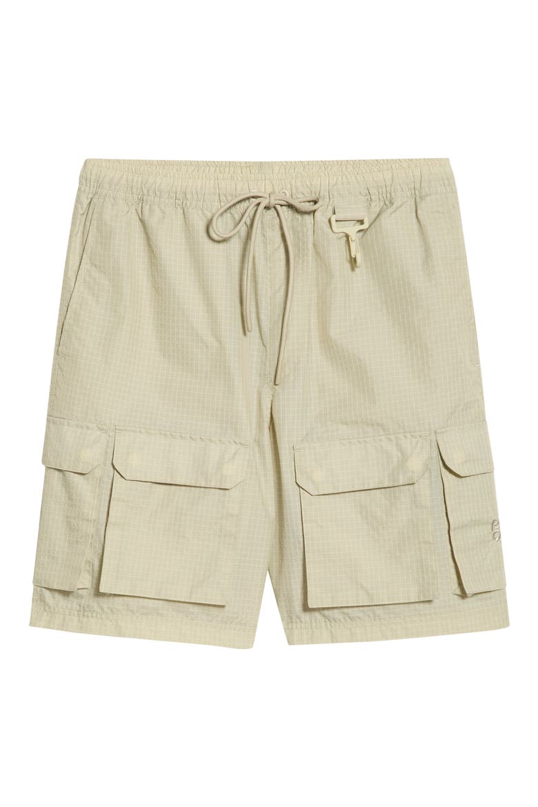 Tahoe Nylon Blend Drawstring Cargo Shorts, Alternate, color, SULPHUR