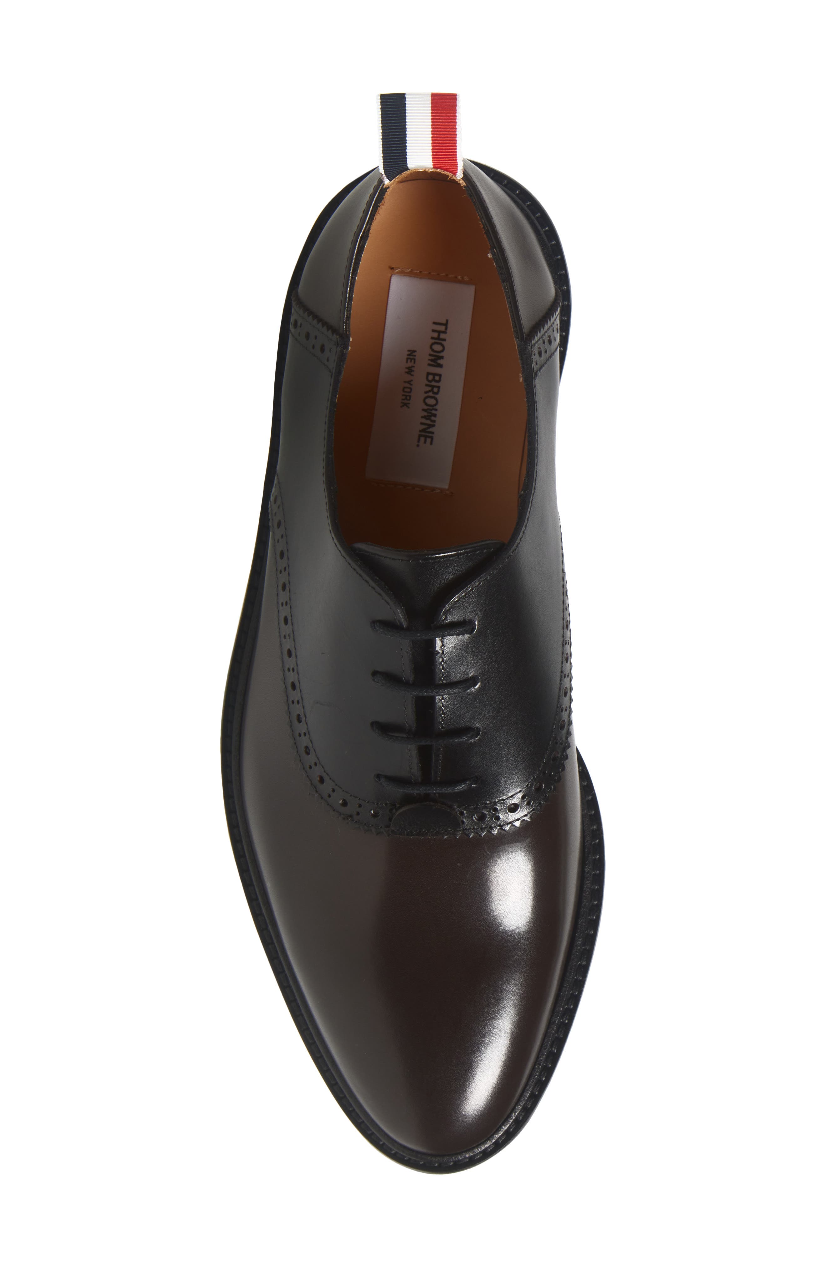 Thom Browne Wingtip Saddle Shoe, Alternate, color, 