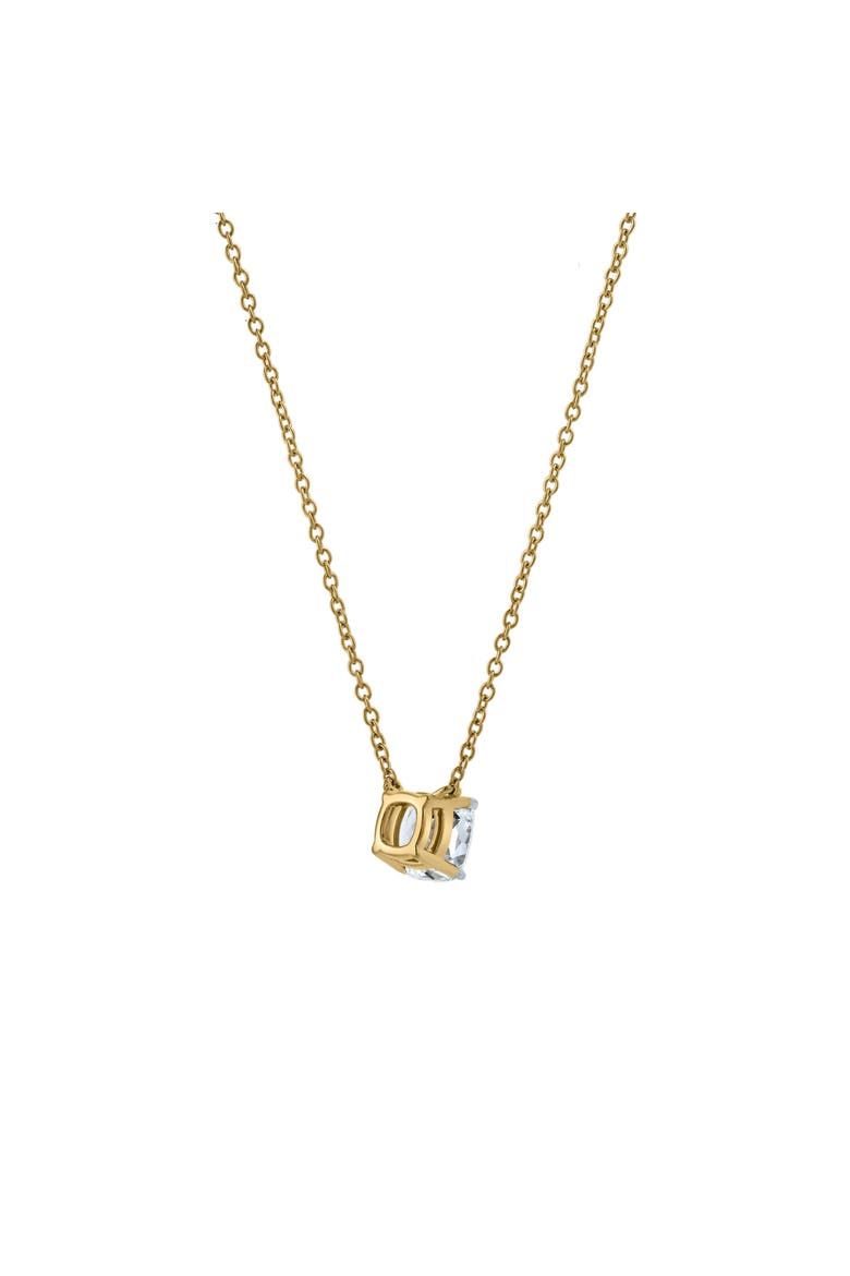 Cushion Chic 14K Gold Lab Grown Diamond Necklace - 0.75 ct, Alternate, color, 14K Yellow Gold