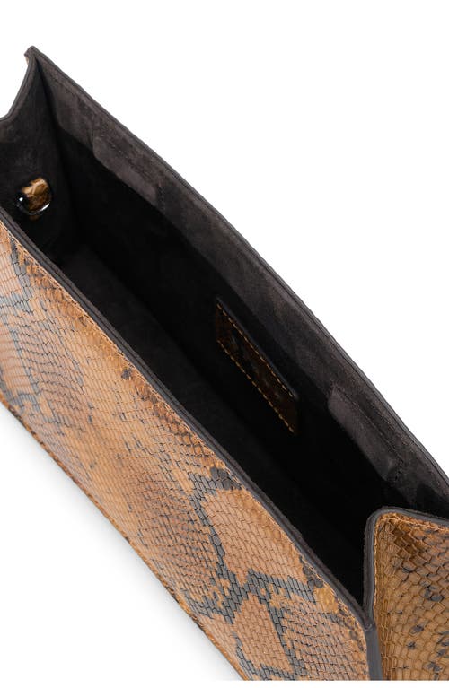 Staud Coco Leather Shoulder Bag In Brown