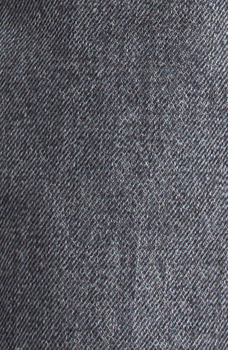 Balmain Low Waist Straight Leg Jeans, Alternate, color, Grey