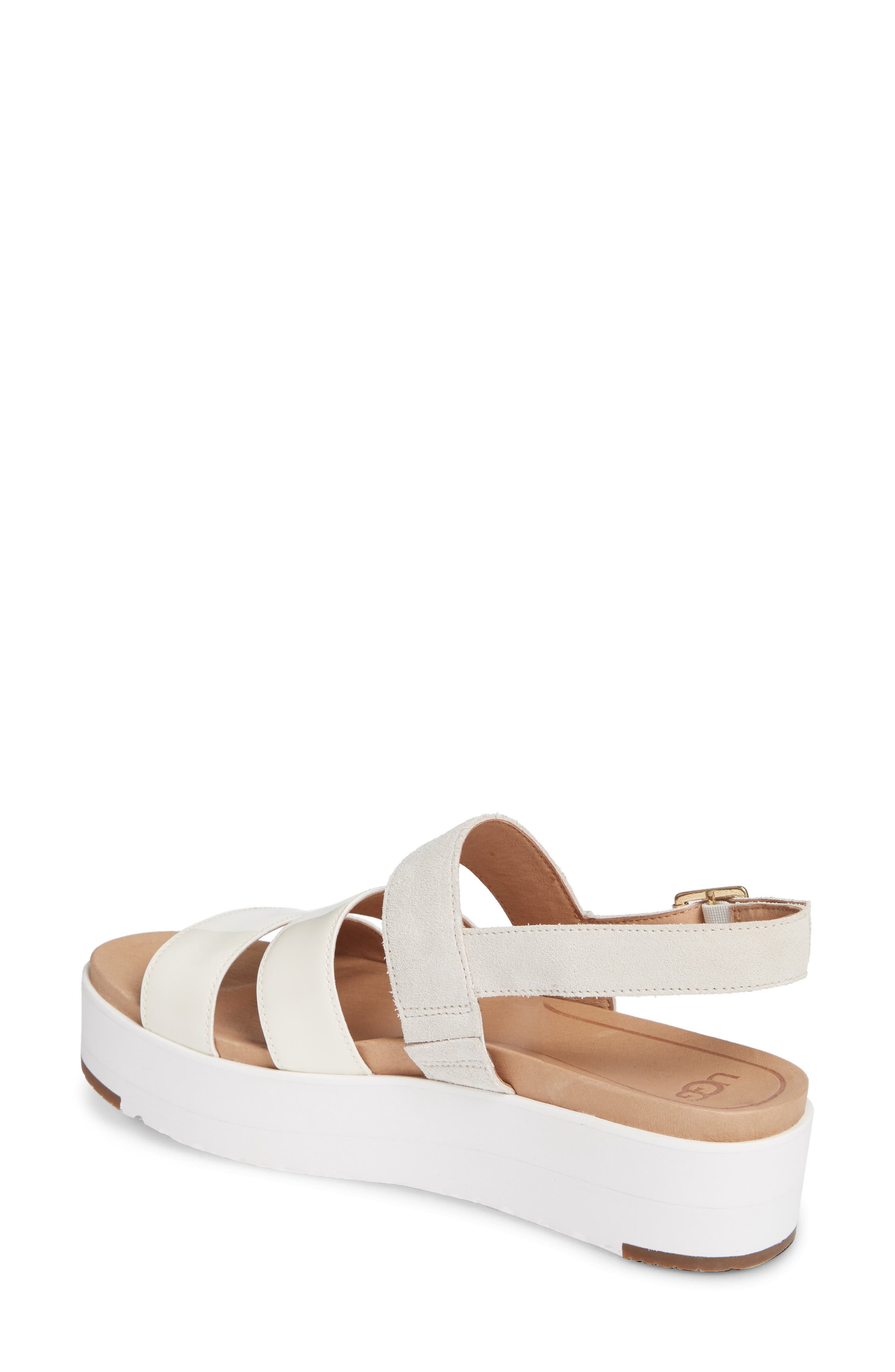 Braelynn Flatform Sandal, Alternate, color, JASMINE LEATHER