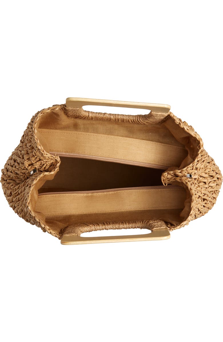 BP. Woven Square Handle Satchel, Alternate, color,