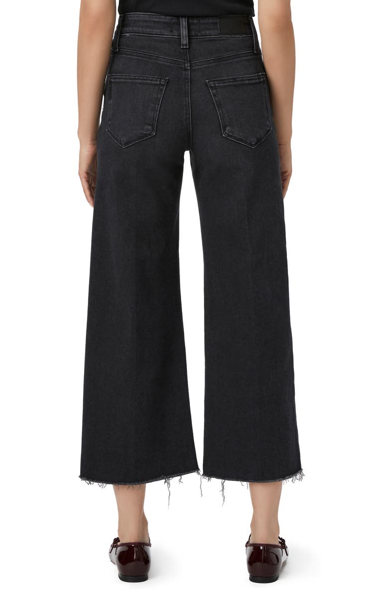 PAIGE Anessa Raw Hem High Waist Ankle Wide Leg Jeans, Alternate, color,