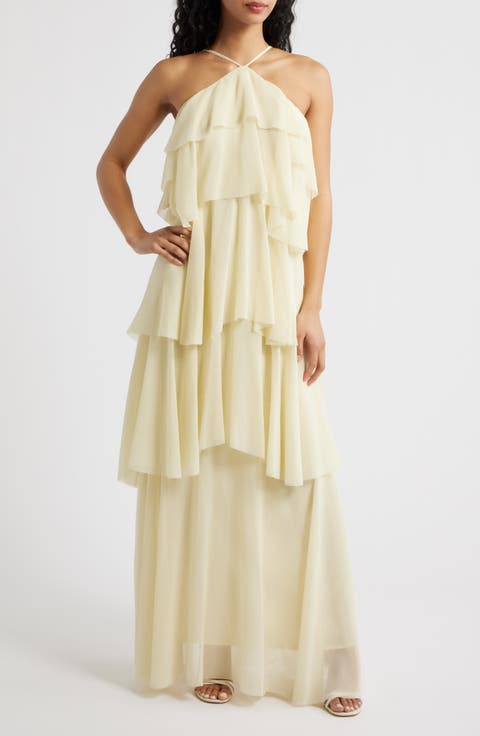 Emery Ruffle Maxi Dress