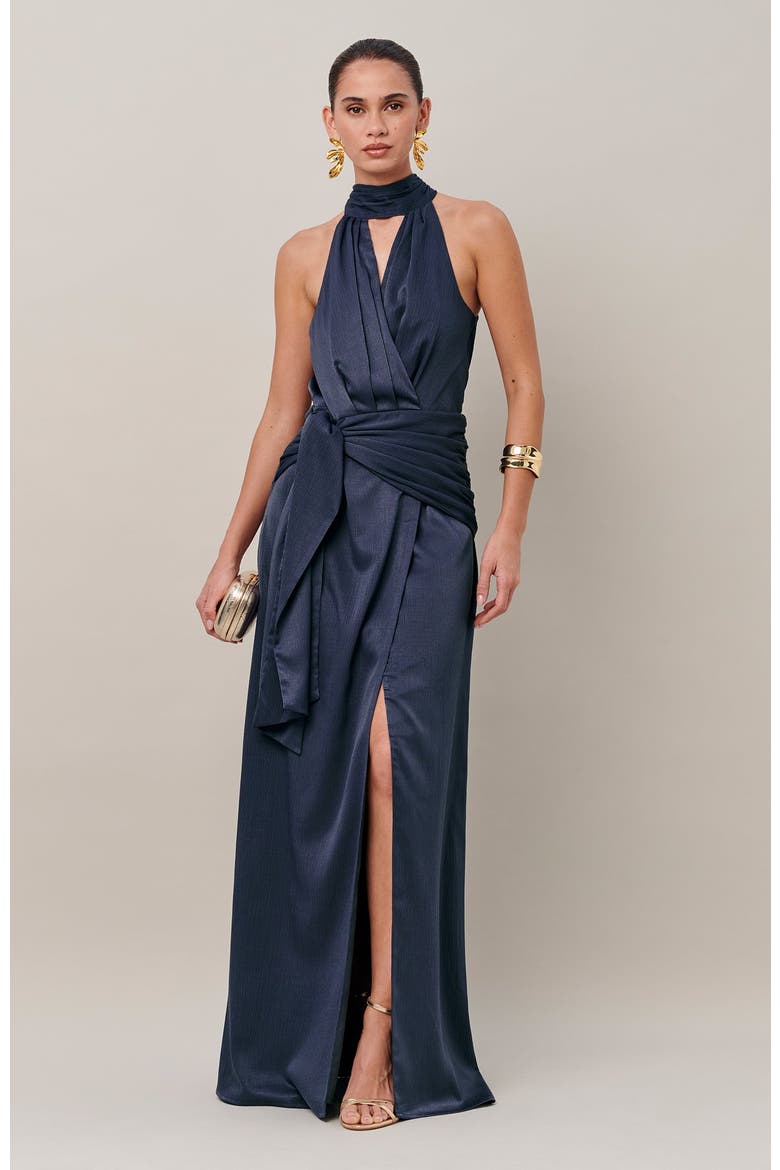 Clara Maxi Dress, Alternate, color, Indigo