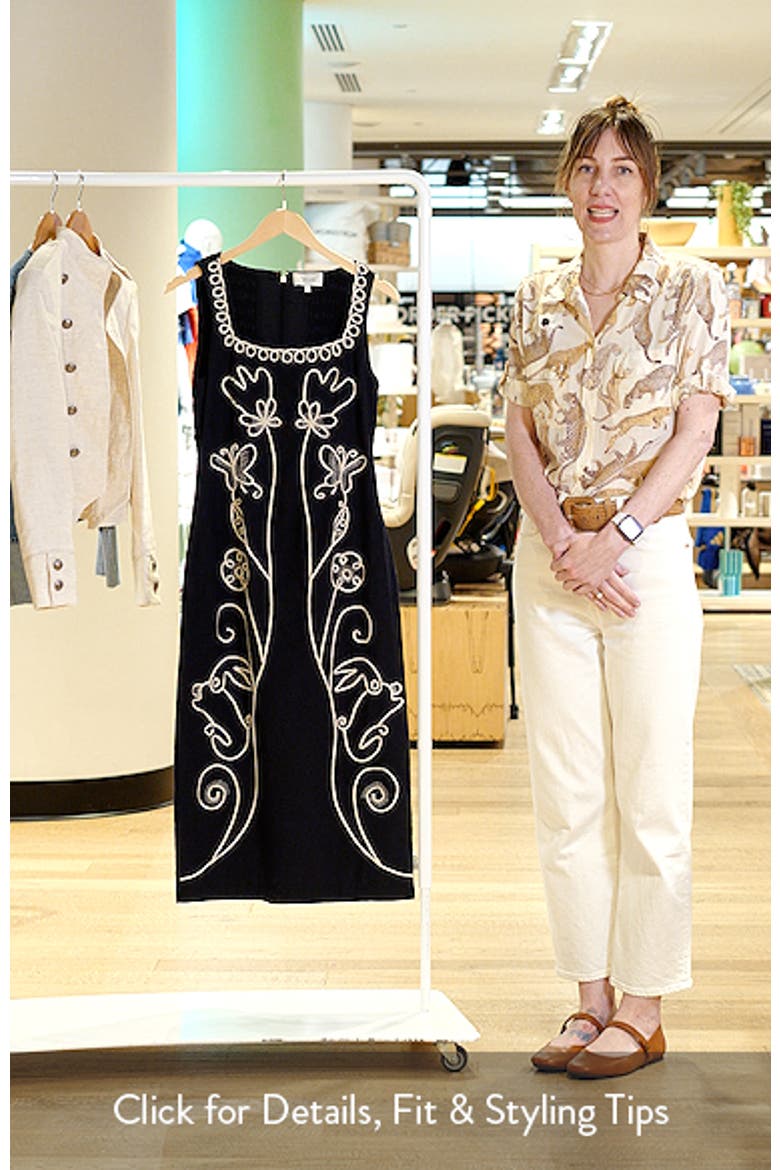 Ruxandra Embroidered Midi Dress video