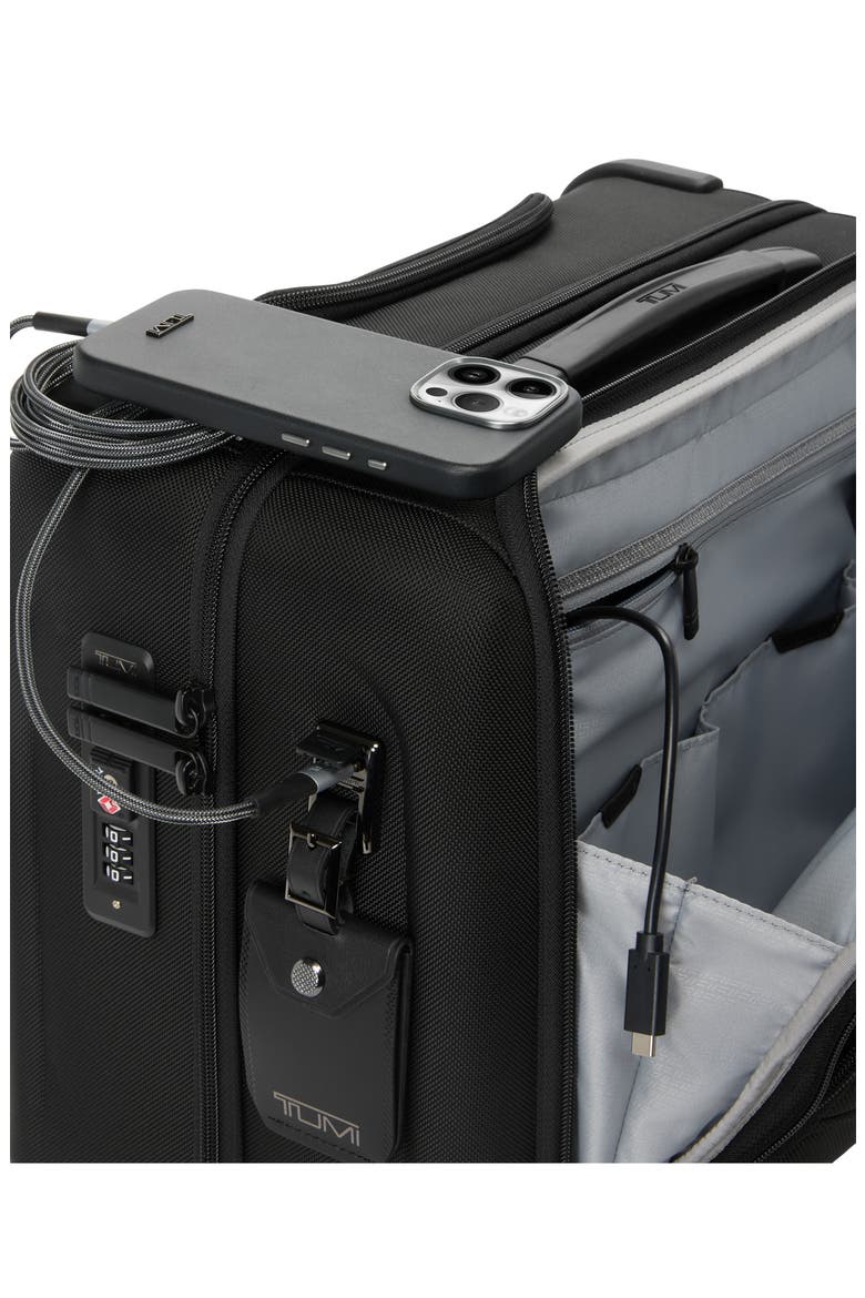 Alpha Compact Carry On, Alternate, color, BLACK
