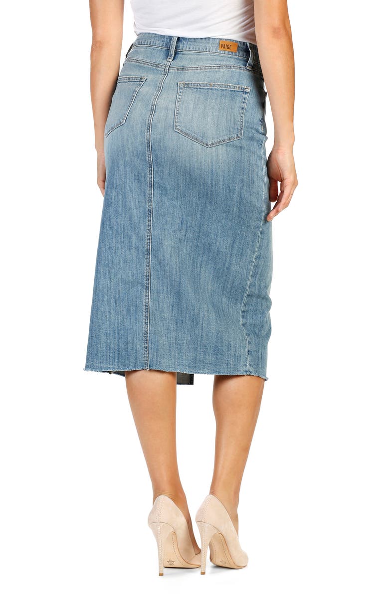 PAIGE Leanne Denim Skirt, Alternate, color,