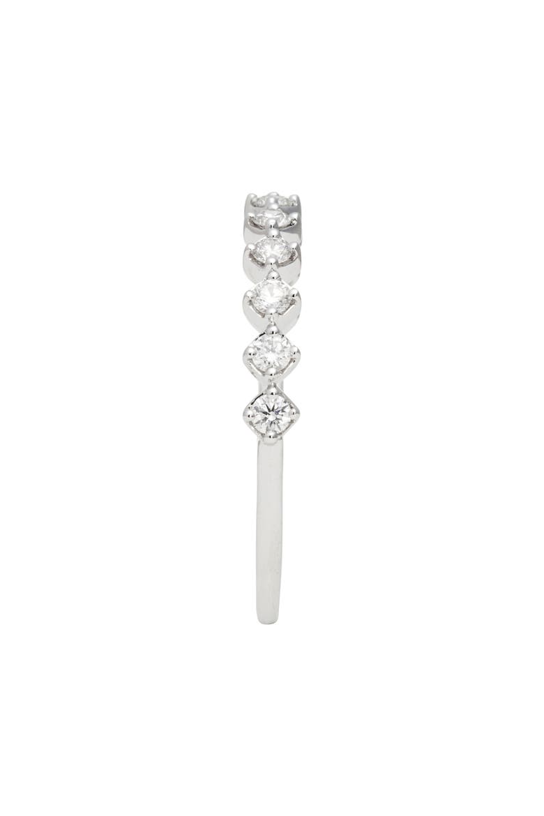 Diamond Stacking Ring (Nordstrom Exclusive), Alternate, color, WHITE GOLD/ DIAMOND