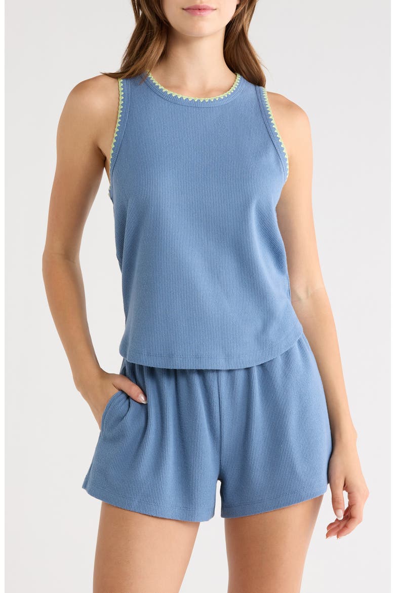 Kickback Short Pajamas, Main, color, BLUE