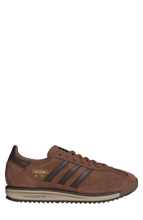 Adidas Originals Adidas Gender Inclusive Sl 72 Rs Sneaker In Brown/dark Brown/blanch Cargo