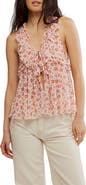 Free People Fearless Ruffle Racerback Tank Top