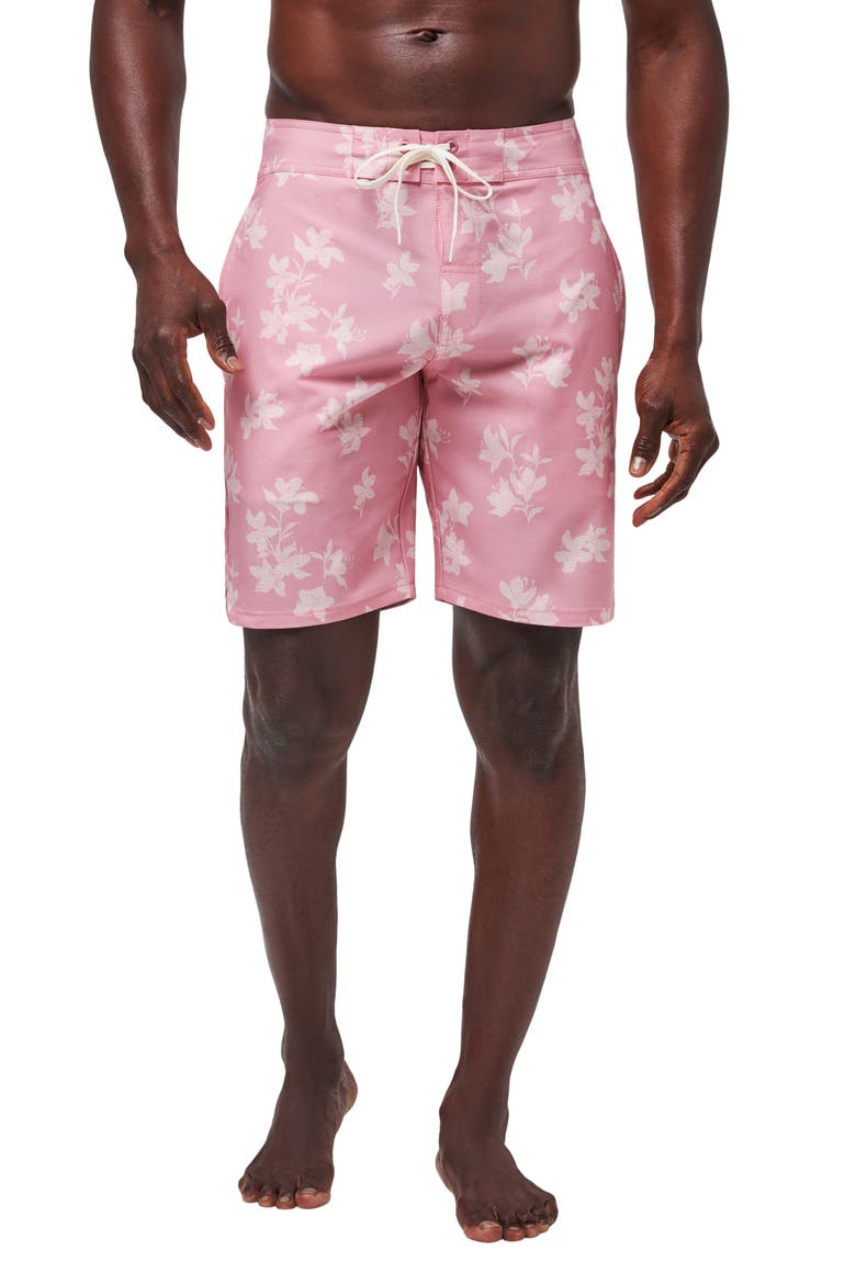 Macadamia Nut Board Shorts, Main, color, HEATHER BLUSH