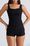 HOUSE OF CB The Drape Neck Corset Tank