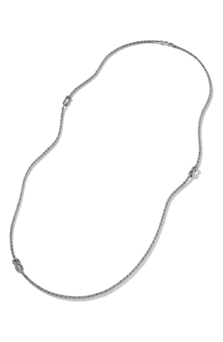 John Hardy Love Knot Necklace, Alternate, color,