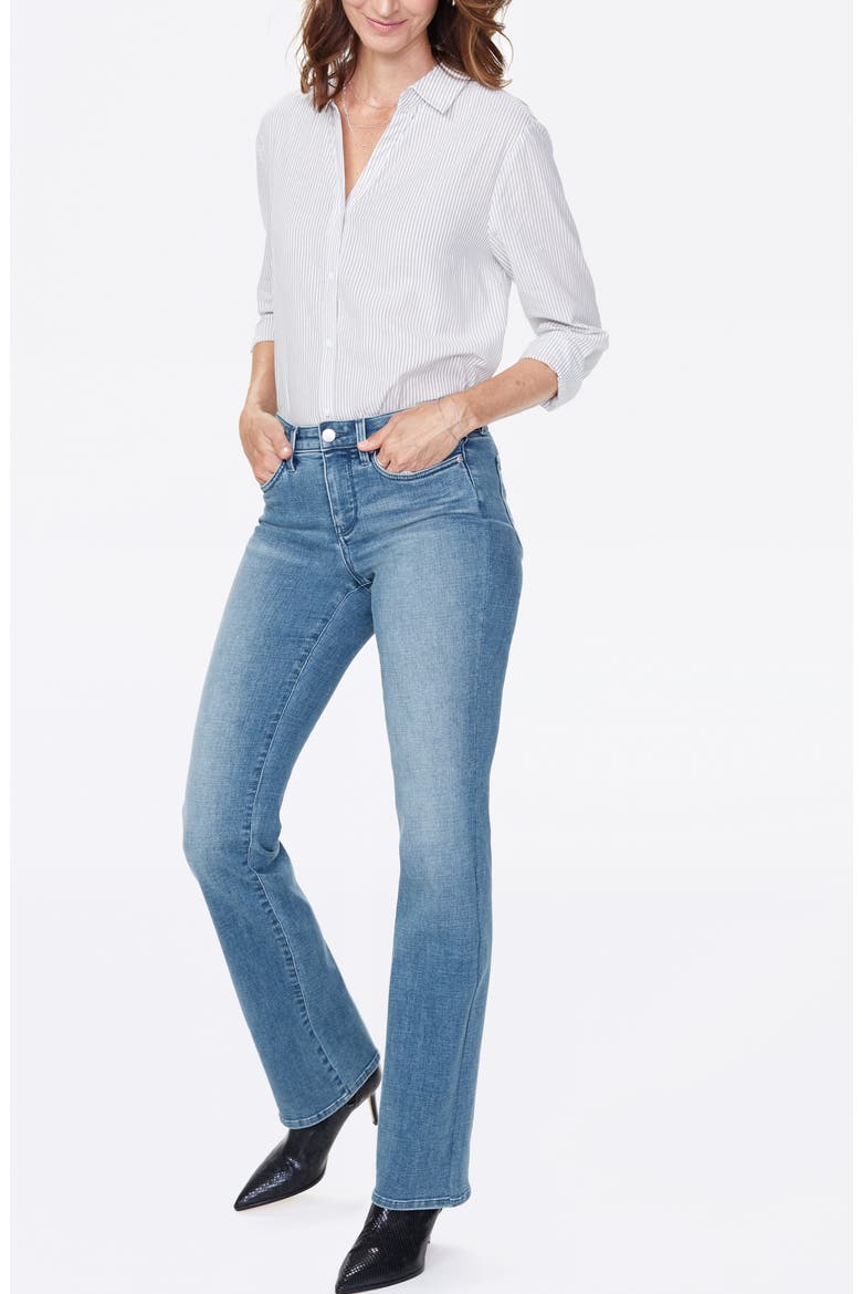 Barbara Bootcut Jeans, Alternate, color, BRICKELL