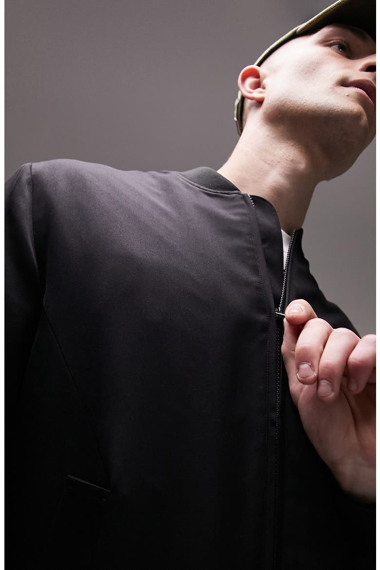 Icon Bomber Jacket, Alternate, color, BLACK