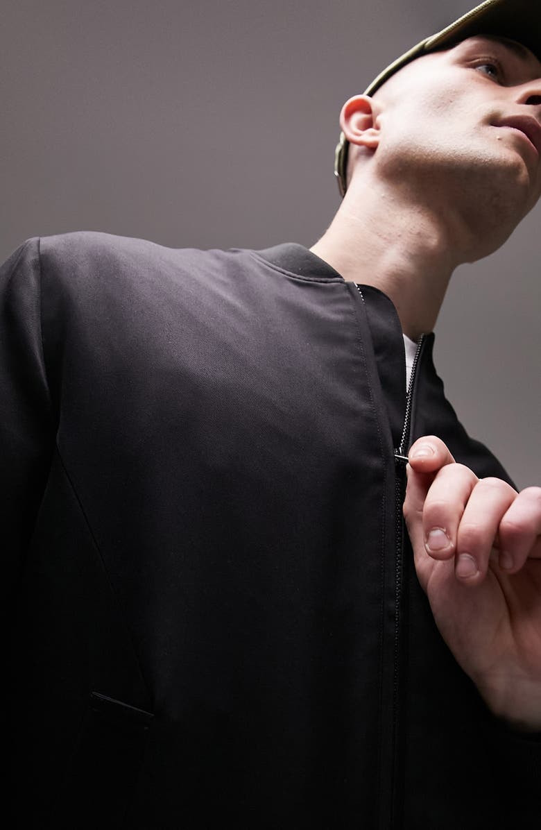 Topman Icon Bomber Jacket, Alternate, color, 