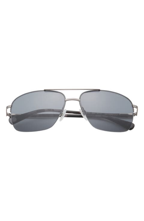 59mm Rimless Navigator Sunglasses