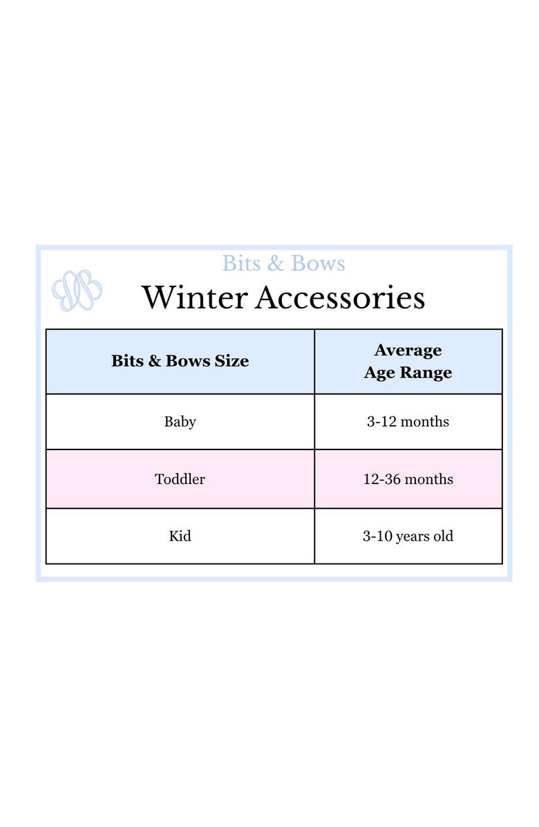 Bits & Bows Big Sis Knit Hat/Mittens Bundle, Alternate, color, Pink