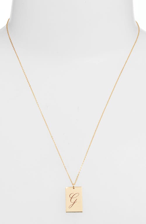 Set & Stones Stella Initial Pendant Necklace