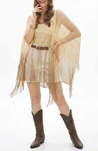 Crochet Fringe Poncho