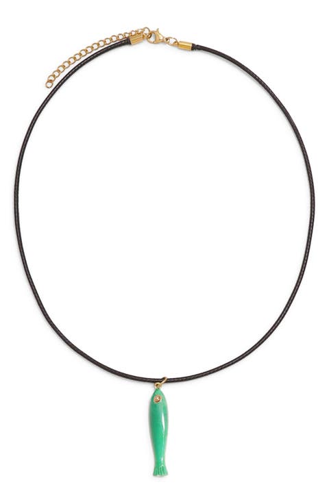 Netta Fish Pendant Necklace