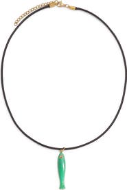 Petit Moments Netta Fish Pendant Necklace