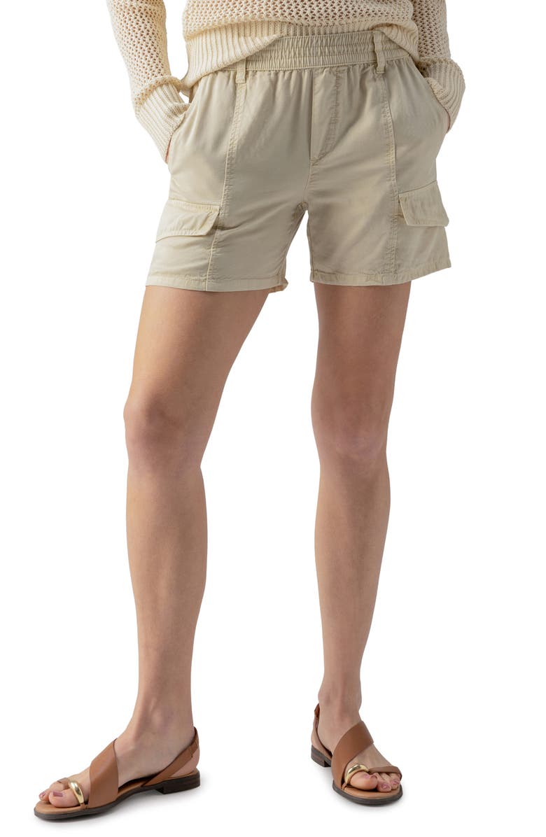 Sanctuary Relaxed Rebel Cargo Shorts, Main, color, Birch