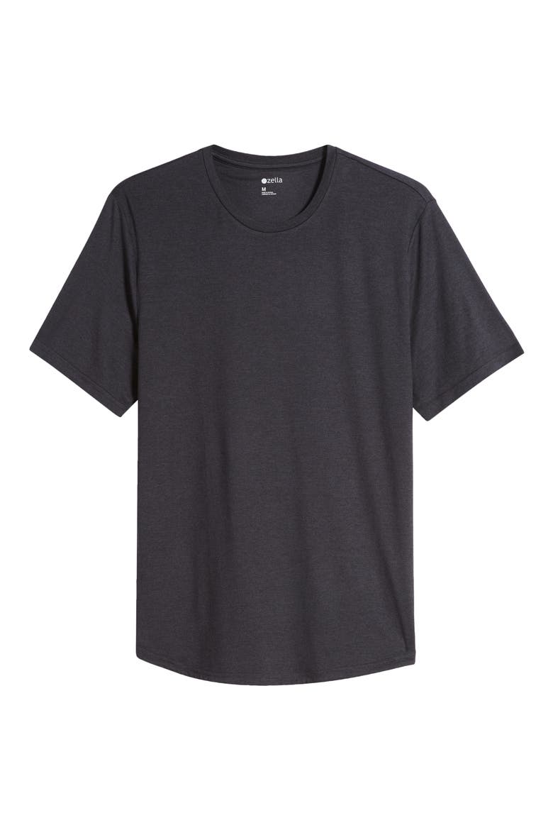 Restore Soft Performance T-Shirt, Alternate, color, BLACK